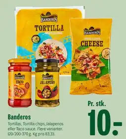 Min Købmand Banderos (Tortilla / chips / jalapeños / taco sauce) tilbud