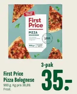 Min Købmand First Price Pizza Bolognese (3-pak) tilbud