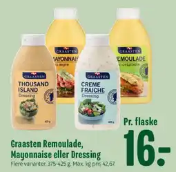 Min Købmand Graasten Remoulade / Mayonnaise / Dressing tilbud