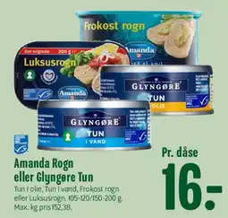 Min Købmand Amanda Rogn / Glyngøre Tun tilbud