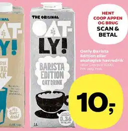 Kvickly Oatly Barista Edition / Økologisk havredrik tilbud
