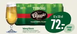 Min Købmand Tuborg Classic (12 x 33 cl) tilbud