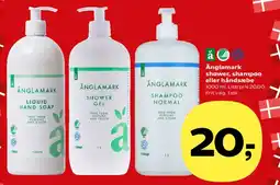 Kvickly Ånglamark shower, shampoo eller håndsæbe tilbud