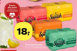 Kvickly Tuborg Squash 6-pak tilbud