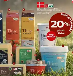 Kvickly Thise økologisk skyr naturel 1 kg tilbud