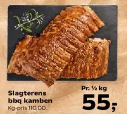 Kvickly Slagterens bbq kamben tilbud