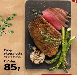 Kvickly Coop okseculotte tilbud