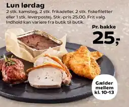 Kvickly Lun lørdag (pr. bakke) tilbud