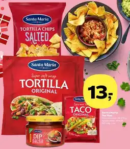 Kvickly Santa Maria Tex Mex (Tortilla & dip udvalg) tilbud