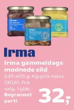 Kvickly Irma gammeldags modne sild tilbud