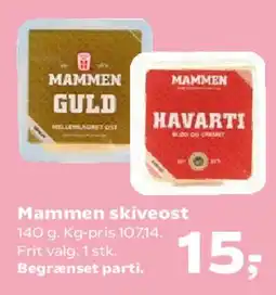 Kvickly Mammen skiveost tilbud