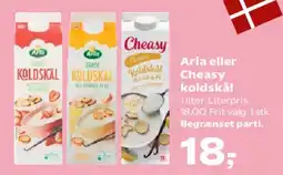 Kvickly Arla eller Cheasy koldskål tilbud