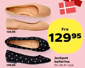 Kvickly Jackpot ballerina tilbud