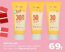 Kvickly Derma sol tilbud