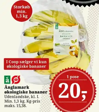Dagli'Brugsen Änglamark økologiske bananer tilbud