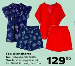 Kvickly Top eller shorts tilbud