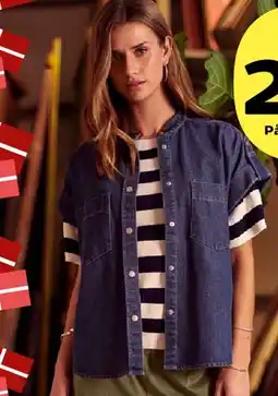 Kvickly Denim skjorte tilbud