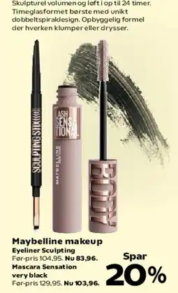 Kvickly Maybelline makeup tilbud