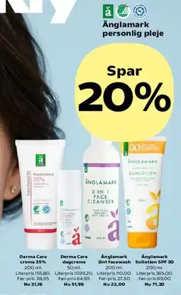 Kvickly Änglamark personlig pleje - Spar 20% tilbud