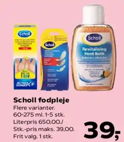 Kvickly Scholl fodpleje tilbud