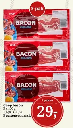 Dagli'Brugsen Coop bacon tilbud