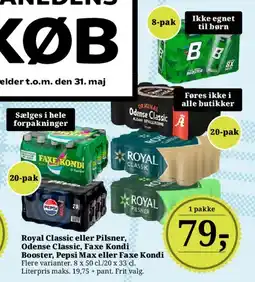 Dagli'Brugsen Øl og sodavand (flere varianter) tilbud