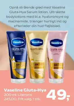 Kvickly Vaseline Gluta-Hya tilbud