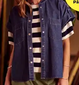 Kvickly Strik i navy stribet tilbud