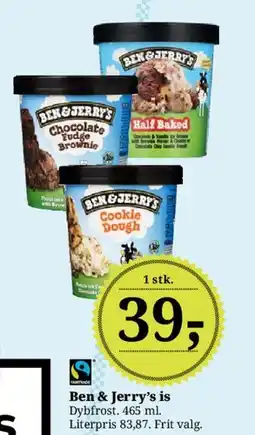Dagli'Brugsen Ben & Jerry's is tilbud