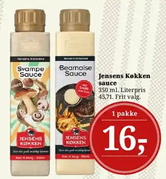 Dagli'Brugsen Jensens Køkken sauce tilbud