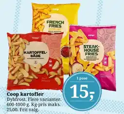 Dagli'Brugsen Coop kartofler tilbud