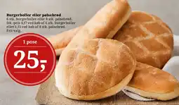 Dagli'Brugsen Burgerboller eller pølsebrød tilbud