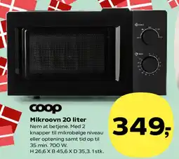 Kvickly Mikroovn 20 liter tilbud