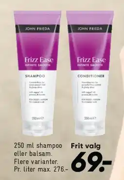Bilka John Frieda Frizz Ease tilbud
