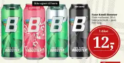 Dagli'Brugsen Faxe Kondi Booster tilbud