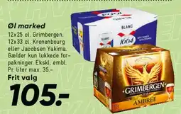 Bilka Øl marked - Grimbergen (kasse) tilbud