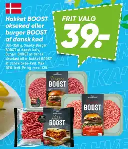 Bilka BOOST hakket oksekød / burger tilbud