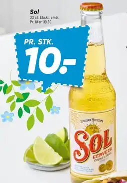 Bilka Sol cerveza tilbud