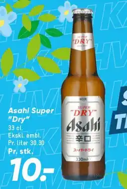 Bilka Asahi Super 'Dry' 33 cl tilbud
