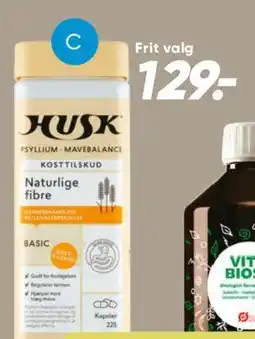 Bilka HUSK kostfibre tilbud