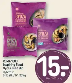 REMA 1000 REMA1000 Inspiring Food Gyoza med dip tilbud