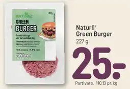 REMA 1000 Naturli' Green Burger tilbud