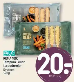 REMA 1000 REMA 1000 Tempura- eller torpedorejer tilbud