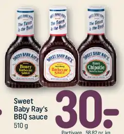 REMA 1000 Sweet Baby Ray's BBQ sauce tilbud