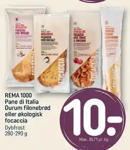 REMA 1000 Pane di Italia / focaccia tilbud