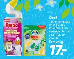 Bilka Duck rengøringsprodukt tilbud
