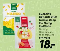 Bilka Sunshine Delights eller Castus Keep Me Going Multipack tilbud