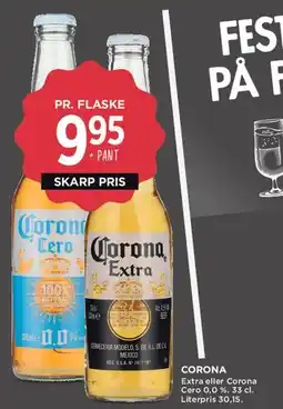 MENY Corona (Extra / Cero) tilbud