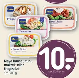 REMA 1000 Mayo hønse-, tun-, makrel- eller frugtsalat tilbud