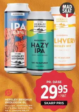 MENY Herslev Bryghus Økologisk tilbud